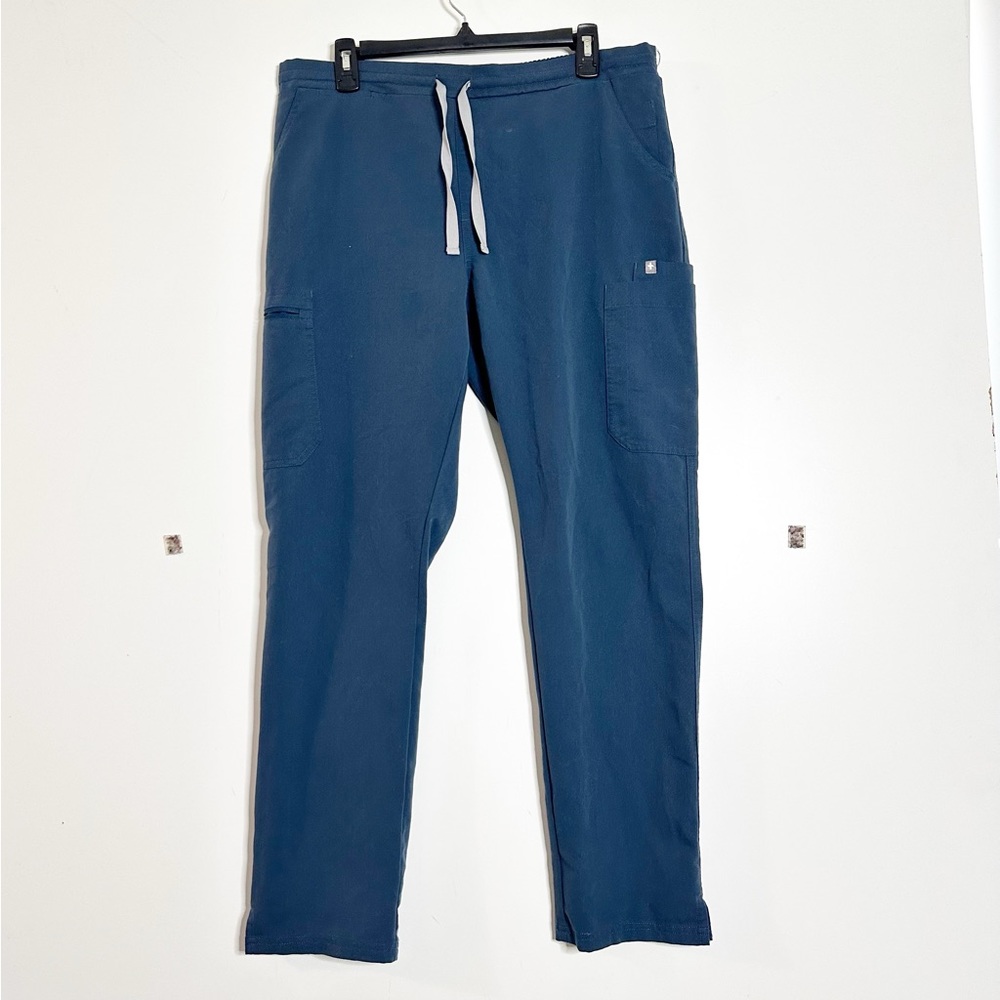 Figs blue technical collection scrub pants